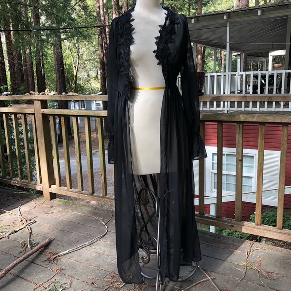 Lace Go Party Longline Chiffon Dress - Picture 5 of 8